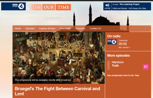 'In Our Time' BBC Radio 4